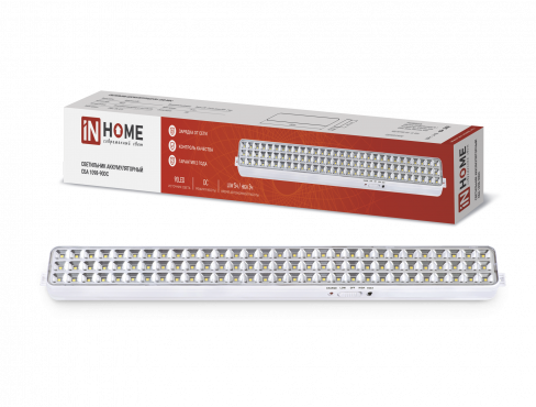 Светильник светодиодный аварийный СБА 1098-90DC 90 LED 2.2Ah lithium battery DC IN HOME (1/20) (4690612029535) Светильник светодиодный аварийный СБА 1098-90DC 90 LED 2.2Ah lithium battery DC IN HOME (1/20) (4690612029535)