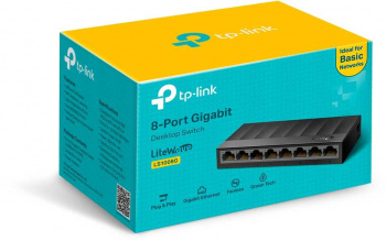 Коммутатор TP-Link LS1008G 8G неуправляемый (1/40) фото 5 Коммутатор TP-Link LS1008G 8G неуправляемый (1/40) фото 5