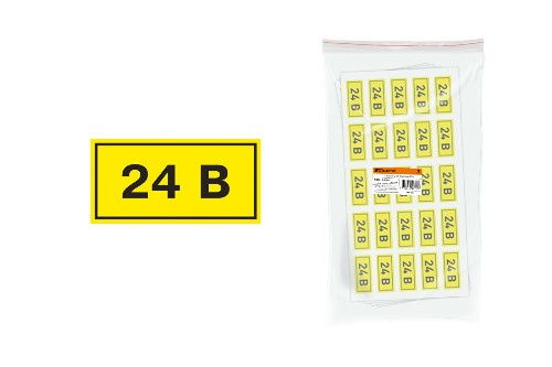 Наклейка символ "24В" 15х50мм TDM (SQ0817-0003) Наклейка символ "24В" 15х50мм TDM (SQ0817-0003)