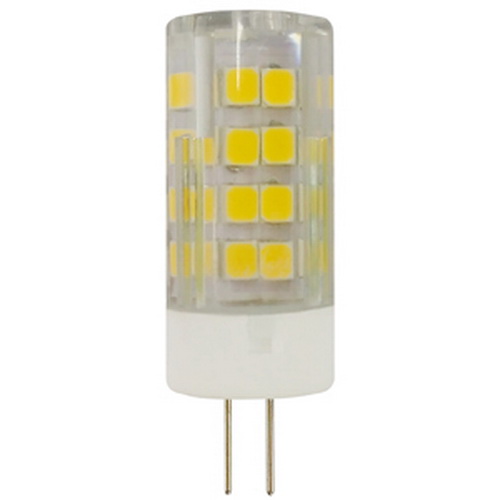 Лампа светодиодная ЭРА STD LED JC-3,5W-220V-CER-827-G G4 3,5Вт керамика капсула теплый белый свет (1/1000) (Б0027855) Лампа светодиодная ЭРА STD LED JC-3,5W-220V-CER-827-G G4 3,5Вт керамика капсула теплый белый свет (1/1000) (Б0027855)