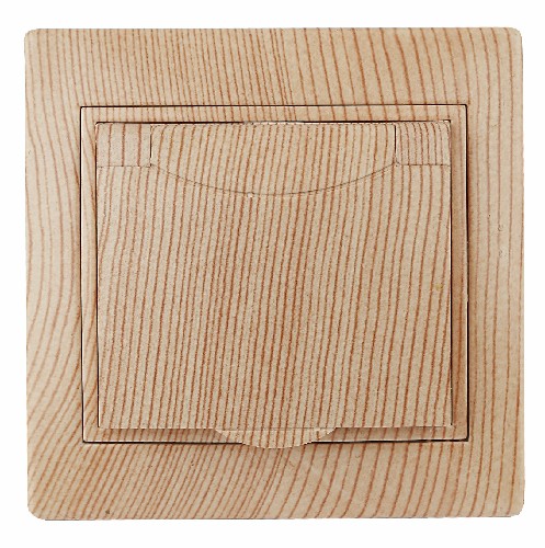 Розетка INTRO 2P+E Schuko с крышкой, 16АХ-250В, скрытой установки, Plano, сосна (1/10/100/2500) (Б0030065) фото 5 Розетка INTRO 2P+E Schuko с крышкой, 16АХ-250В, скрытой установки, Plano, сосна (1/10/100/2500) (Б0030065) фото 5