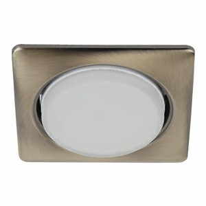 Светильник ЭРА под лампу GX53 KL71 SB, , квадрат, 13W, 220V,бронза (1/100) (Б0017636) фото 6 Светильник ЭРА под лампу GX53 KL71 SB, , квадрат, 13W, 220V,бронза (1/100) (Б0017636) фото 6