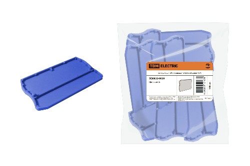 Заглушка для ЗКБ 3 вывода 1,5/2,5 мм2 синяя TDM (SQ0822-0029) Заглушка для ЗКБ 3 вывода 1,5/2,5 мм2 синяя TDM (SQ0822-0029)