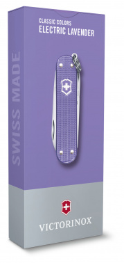 Нож перочинный Victorinox Classic Electric Lavender, 58 мм., 7 функций (карт. коробка) (0.6221.223G) фото 4 Нож перочинный Victorinox Classic Electric Lavender, 58 мм., 7 функций (карт. коробка) (0.6221.223G) фото 4