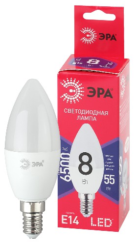 Лампа светодиодная ЭРА RED LINE LED B35-8W-865-E14 R Е14 / E14 8 Вт свеча холодный дневной свет (10/100/5000) (Б0045341) Лампа светодиодная ЭРА RED LINE LED B35-8W-865-E14 R Е14 / E14 8 Вт свеча холодный дневной свет (10/100/5000) (Б0045341)