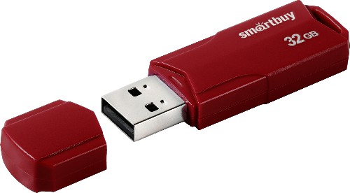 Флеш-накопитель USB 32GB Smart Buy Clue бордовый (SB32GBCLU-BG) фото 4 Флеш-накопитель USB 32GB Smart Buy Clue бордовый (SB32GBCLU-BG) фото 4