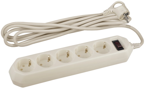 Сетевой фильтр ЭРА USF-5es-3m-I с базовой защитой с заземлением с выключателем 5 розеток 3м 10А слоновая кость (1/20) (Б0019035) Сетевой фильтр ЭРА USF-5es-3m-I с базовой защитой с заземлением с выключателем 5 розеток 3м 10А слоновая кость (1/20) (Б0019035)