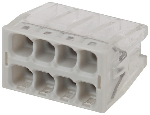 Строительно-монтажная клемма ЭРА NO-224-27 СМК компактная, серия 208, 8 отверстий, 0,5-2,5 мм2 (упак 50 шт.) (50/3000/60000) (Б0043945) Строительно-монтажная клемма ЭРА NO-224-27 СМК компактная, серия 208, 8 отверстий, 0,5-2,5 мм2 (упак 50 шт.) (50/3000/60000) (Б0043945)