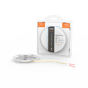 Лента светодиодная GAUSS Basic 2835/120 12V 10W/m 700lm/m 3000K 8mm IP20 2m 1/100 (BT035) Лента светодиодная GAUSS Basic 2835/120 12V 10W/m 700lm/m 3000K 8mm IP20 2m 1/100 (BT035)