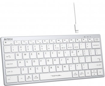Клавиатура беспроводная A4Tech Fstyler FBX51C белый USB BT/Radio slim Multimedia (FBX51C WHITE) (1/20) фото 4 Клавиатура беспроводная A4Tech Fstyler FBX51C белый USB BT/Radio slim Multimedia (FBX51C WHITE) (1/20) фото 4