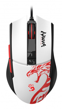 Мышь проводная игровая A4TECH Bloody L65 Max белый/рисунок оптическая (12000dpi) USB (6but) (1/20) (L65 MAX NARAKA) Мышь проводная игровая A4TECH Bloody L65 Max белый/рисунок оптическая (12000dpi) USB (6but) (1/20) (L65 MAX NARAKA)