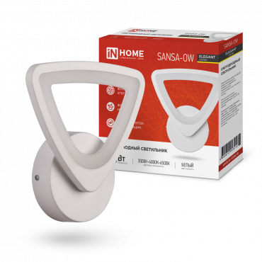 Светильник светодиодный ELEGANT SANSAR-W 15Вт 230В 3000-6500K 1050Лм STEP COLOR белый IN HOME (1/20) (4690612043210) Светильник светодиодный ELEGANT SANSAR-W 15Вт 230В 3000-6500K 1050Лм STEP COLOR белый IN HOME (1/20) (4690612043210)