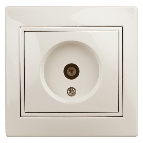 Розетка INTRO TV одиночная, скрытой установки, Plano, сл.кость (1/10/200/2400) (Б0027618) Розетка INTRO TV одиночная, скрытой установки, Plano, сл.кость (1/10/200/2400) (Б0027618)