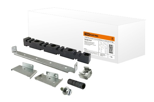 Изолятор шинный плоский универсальный ИШПу 4П TDM (комплект) (SQ0807-0101) Изолятор шинный плоский универсальный ИШПу 4П TDM (комплект) (SQ0807-0101)