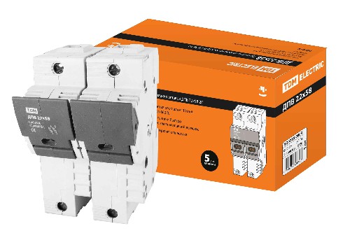 Держатель плавких вставок ДПВ 22х58 2П TDM (SQ0216-0008) Держатель плавких вставок ДПВ 22х58 2П TDM (SQ0216-0008)