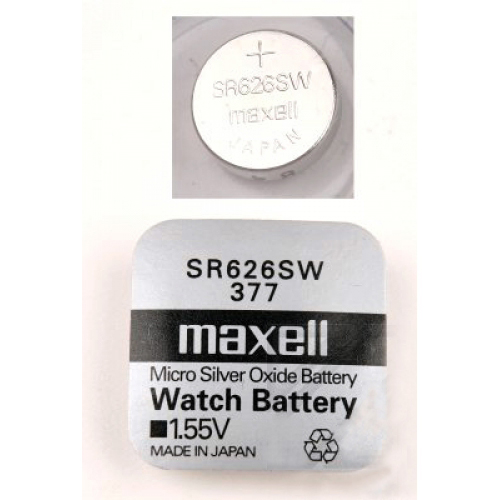 Элемент питания MAXELL SR 626 (377, G04) (10/100) (10626) Элемент питания MAXELL SR 626 (377, G04) (10/100) (10626)
