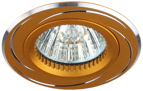 Светильник ЭРА KL34 AL/GD алюминиевый MR16 12V/220V 50W золото/хром (50/2250) (C0043821) Светильник ЭРА KL34 AL/GD алюминиевый MR16 12V/220V 50W золото/хром (50/2250) (C0043821)