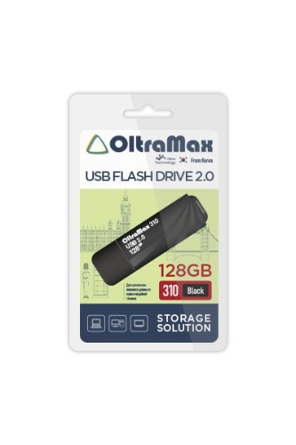 Флеш-накопитель USB 128GB OltraMax 310 чёрный (OM-128GB-310-Black) Флеш-накопитель USB 128GB OltraMax 310 чёрный (OM-128GB-310-Black)