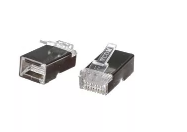 Коннекторы RJ45 8P8C для FTP кабеля 5 кат. экранированные, 20шт, VCOM <VNA2230-1/20> (1/200) Коннекторы RJ45 8P8C для FTP кабеля 5 кат. экранированные, 20шт, VCOM <VNA2230-1/20> (1/200)