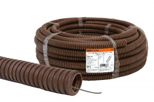 Труба гофрированная ПВХ с зондом d 16мм (25 м) легкая "ЭКО" (бук) (цена за 1м, отгрузка от упаковки) TDM (SQ0401-0041) Труба гофрированная ПВХ с зондом d 16мм (25 м) легкая "ЭКО" (бук) (цена за 1м, отгрузка от упаковки) TDM (SQ0401-0041)