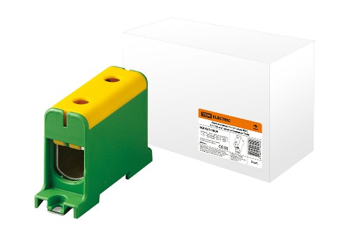 Клемма вводная силовая КВС 35-150 кв.мм. желтая/зеленая TDM (1/90) (SQ0833-0009) Клемма вводная силовая КВС 35-150 кв.мм. желтая/зеленая TDM (1/90) (SQ0833-0009)