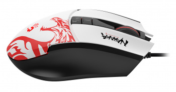 Мышь проводная игровая A4TECH Bloody L65 Max белый/рисунок оптическая (12000dpi) USB (6but) (1/20) (L65 MAX NARAKA) фото 4 Мышь проводная игровая A4TECH Bloody L65 Max белый/рисунок оптическая (12000dpi) USB (6but) (1/20) (L65 MAX NARAKA) фото 4