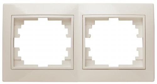 Рамка INTRO на 2 поста гор., скрытой установки, Plano, сл.кость (1/20/400/4000) (Б0027626) Рамка INTRO на 2 поста гор., скрытой установки, Plano, сл.кость (1/20/400/4000) (Б0027626)
