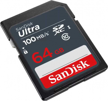 Карта памяти SDXC 64GB SanDisk Class 10 Ultra UHS-I (100 Mb/s) (SDSDUNR-064G-GN3IN) фото 2 Карта памяти SDXC 64GB SanDisk Class 10 Ultra UHS-I (100 Mb/s) (SDSDUNR-064G-GN3IN) фото 2