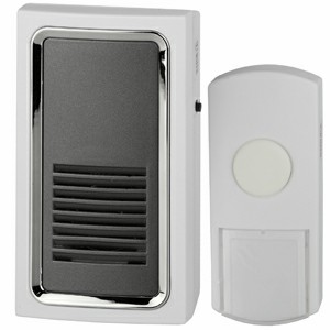 Звонок дверной ЭРА C96 беспроводной от сети белый с черным 6 мелодий (1/10/60) (Б0018973) фото 2 Звонок дверной ЭРА C96 беспроводной от сети белый с черным 6 мелодий (1/10/60) (Б0018973) фото 2