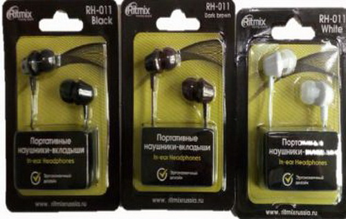 Наушники RITMIX RH-011, белый, внутриканальные, шнур 1,2 м. (1/200) (15119223) Наушники RITMIX RH-011, белый, внутриканальные, шнур 1,2 м. (1/200) (15119223)