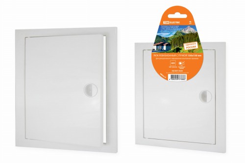 Люк ревизионный с ручкой 150х150, белый TDM (4/32) (SQ1807-0420) фото 2 Люк ревизионный с ручкой 150х150, белый TDM (4/32) (SQ1807-0420) фото 2