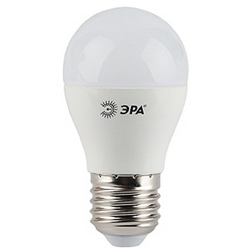 Лампа светодиодная ЭРА STD LED P45-7W-827-E27 E27 / Е27 7Вт шар теплый белый свет (1/100) (Б0020550) Лампа светодиодная ЭРА STD LED P45-7W-827-E27 E27 / Е27 7Вт шар теплый белый свет (1/100) (Б0020550)