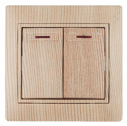 Выключатель INTRO 2 клавиши с подсветкой, 10АХ-250В, скрытой установки, Plano, сосна (1/10/200/2000) (Б0030049) фото 5 Выключатель INTRO 2 клавиши с подсветкой, 10АХ-250В, скрытой установки, Plano, сосна (1/10/200/2000) (Б0030049) фото 5