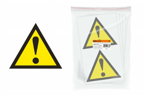 Знак 150х150мм "Внимание. Опасность" TDM (SQ0817-0030) фото 2 Знак 150х150мм "Внимание. Опасность" TDM (SQ0817-0030) фото 2