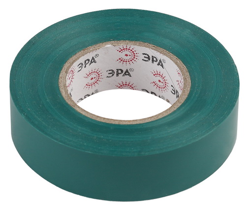 Изолента ЭРА из ПВХ 15мм*20м зеленая (10/200/8000) (C0036549) Изолента ЭРА из ПВХ 15мм*20м зеленая (10/200/8000) (C0036549)