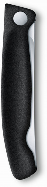 Кухонный нож Victorinox Swiss Classic, сталь, для овощей, лезвие 110 мм., прямая заточка, чёрный (6.7803) фото 10 Кухонный нож Victorinox Swiss Classic, сталь, для овощей, лезвие 110 мм., прямая заточка, чёрный (6.7803) фото 10
