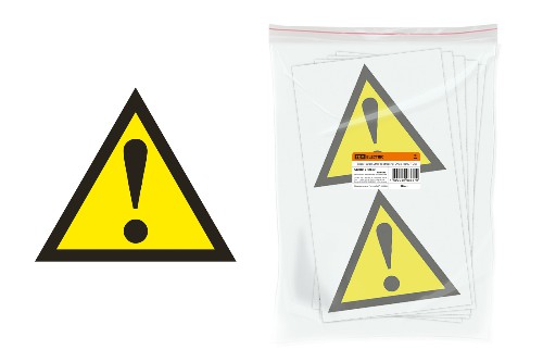 Знак 150х150мм "Внимание. Опасность" TDM (SQ0817-0030) Знак 150х150мм "Внимание. Опасность" TDM (SQ0817-0030)