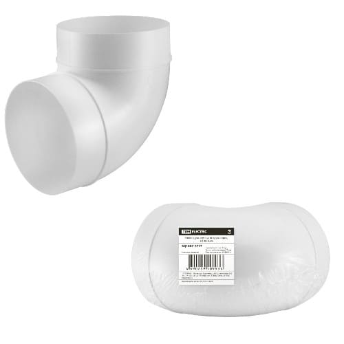 Колено для круглых воздуховодов, D100, TDM (1/1/32) (SQ1807-1717) Колено для круглых воздуховодов, D100, TDM (1/1/32) (SQ1807-1717)