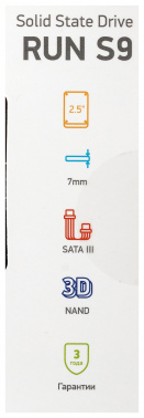 яВнутренний SSD Digma 1TB Run S9, SATA-III, R/W - 530/495 MB/s, 2.5", Silicon Motion SM2259XT, 3D TLC (DGSR2001TS93T) фото 11 яВнутренний SSD Digma 1TB Run S9, SATA-III, R/W - 530/495 MB/s, 2.5", Silicon Motion SM2259XT, 3D TLC (DGSR2001TS93T) фото 11