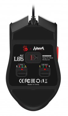 Мышь проводная игровая A4TECH Bloody L65 Max белый/рисунок оптическая (12000dpi) USB (6but) (1/20) (L65 MAX NARAKA) фото 10 Мышь проводная игровая A4TECH Bloody L65 Max белый/рисунок оптическая (12000dpi) USB (6but) (1/20) (L65 MAX NARAKA) фото 10