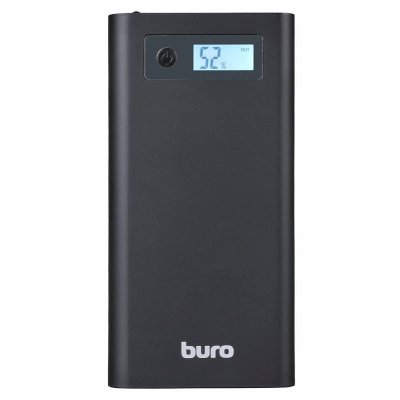 Мобильный аккумулятор ЗУ Buro RA16000-3U-LCD-BK Li-Ion, 16000mAh, 2.1A+1A, черный, 3xUSB (384950) фото 2 Мобильный аккумулятор ЗУ Buro RA16000-3U-LCD-BK Li-Ion, 16000mAh, 2.1A+1A, черный, 3xUSB (384950) фото 2