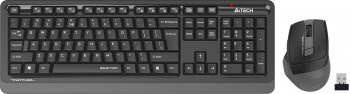 Комплект беспроводной Клавиатура+Мышь A4TECH Fstyler FGS1035Q клав:черный/серый мышь:черный/серый USB Multimedia (FGS1035Q GREY)(1/10) фото 2 Комплект беспроводной Клавиатура+Мышь A4TECH Fstyler FGS1035Q клав:черный/серый мышь:черный/серый USB Multimedia (FGS1035Q GREY)(1/10) фото 2