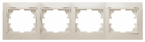 Рамка INTRO на 4 поста гор., скрытой установки, Plano, сл.кость (1/14/280/1680) (Б0027630) фото 8 Рамка INTRO на 4 поста гор., скрытой установки, Plano, сл.кость (1/14/280/1680) (Б0027630) фото 8