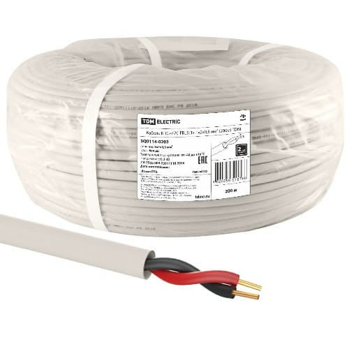 Кабель TDM силовой КПСнг(А)-FRLSLTx 1х2х0,5 мм² (200м) (SQ0114-0203) Кабель TDM силовой КПСнг(А)-FRLSLTx 1х2х0,5 мм² (200м) (SQ0114-0203)