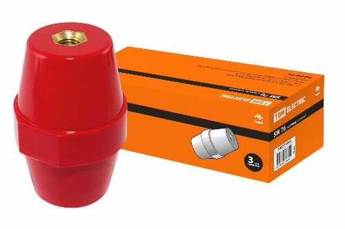 Изолятор SM76 силовой H76xD50xM10мм TDM (SQ0807-0006) Изолятор SM76 силовой H76xD50xM10мм TDM (SQ0807-0006)