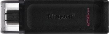 Флеш-накопитель USB 3.0 256GB Kingston DataTraveler 70 (Type C) чёрный (DT70/256GB) Флеш-накопитель USB 3.0 256GB Kingston DataTraveler 70 (Type C) чёрный (DT70/256GB)