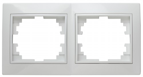 Рамка INTRO на 2 поста гор., скрытой установки, Plano, белый (1/20/400/4000) (Б0027625) Рамка INTRO на 2 поста гор., скрытой установки, Plano, белый (1/20/400/4000) (Б0027625)
