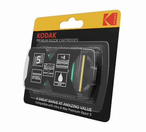 Сменные кассеты для бритья Kodak 30421981 Premium 5 лезвий 4 штуки для станка Prem Razor 5 (4/24/96) (Б0051171) фото 3 Сменные кассеты для бритья Kodak 30421981 Premium 5 лезвий 4 штуки для станка Prem Razor 5 (4/24/96) (Б0051171) фото 3