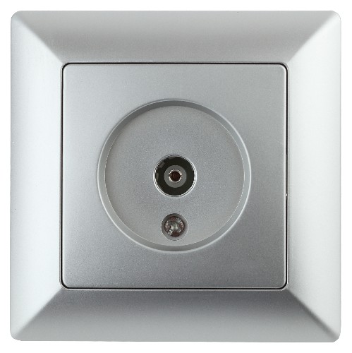 Розетка INTRO TV одиночная, СУ, Solo, алюминий (10/200/2000) 4-301-03 (Б0043370) Розетка INTRO TV одиночная, СУ, Solo, алюминий (10/200/2000) 4-301-03 (Б0043370)