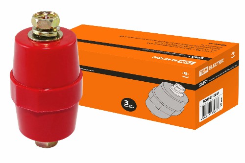 Изолятор SM51 силовой H51xD35xM8мм с болтом TDM (SQ0807-0011) Изолятор SM51 силовой H51xD35xM8мм с болтом TDM (SQ0807-0011)